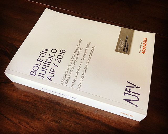 Libro: Boletín Jurídico AJFV 2016