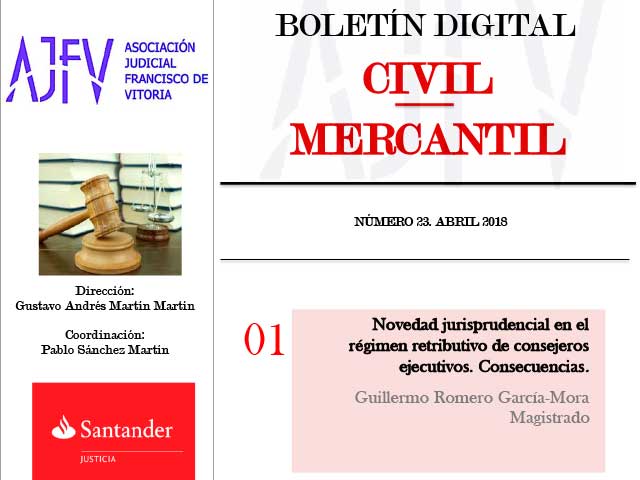 Boletín civil-mercantil abril 2018