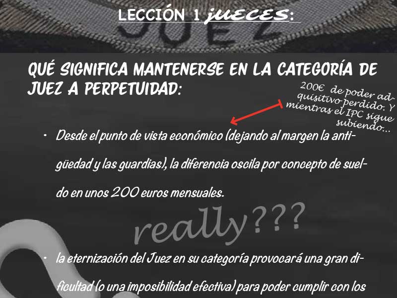 El colapso de la carrera judicial
