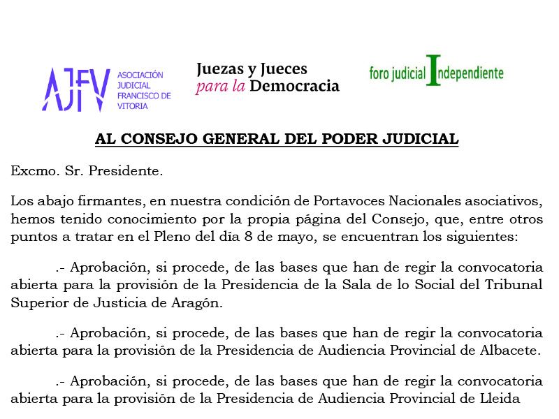 Reclamación CGPJ Pleno baremos
