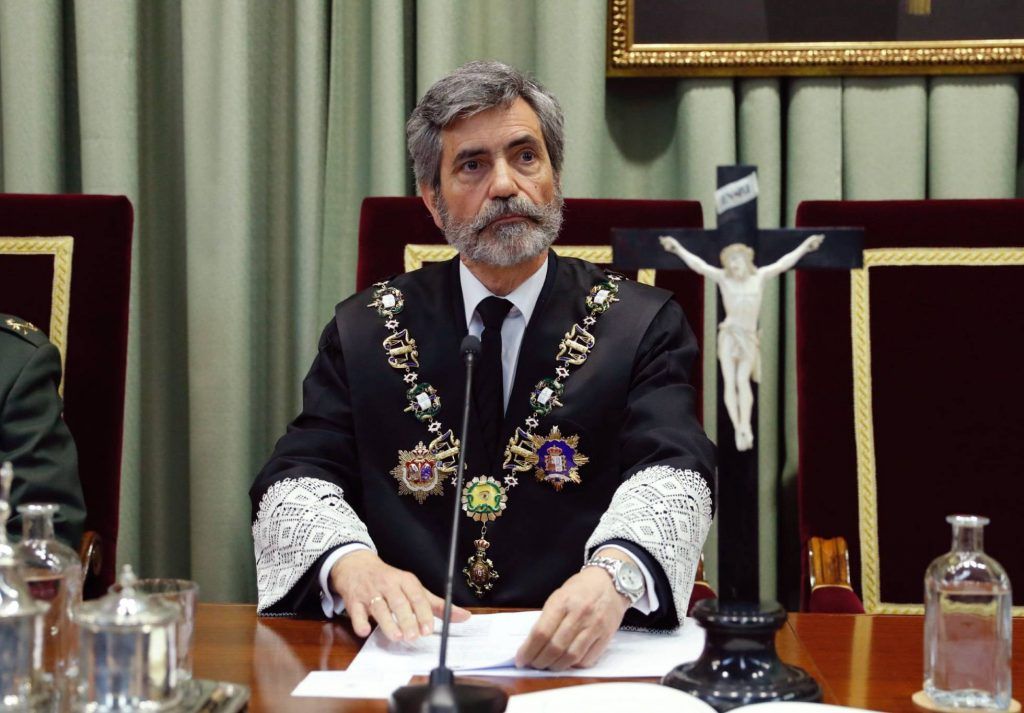 El presidente del Tribunal Supremo, Carlos Lesmes