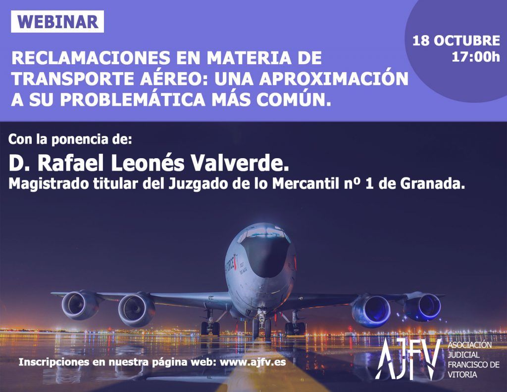 Webinar reclamaciones transporte aéreo