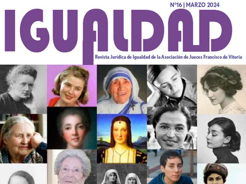 AJFV Revista Igualdad 16 - Marzo 2024