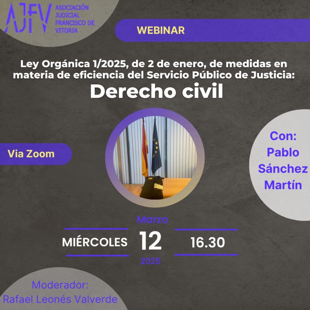 Webinar Ley de tribunales de instancia y jurisdicción civil